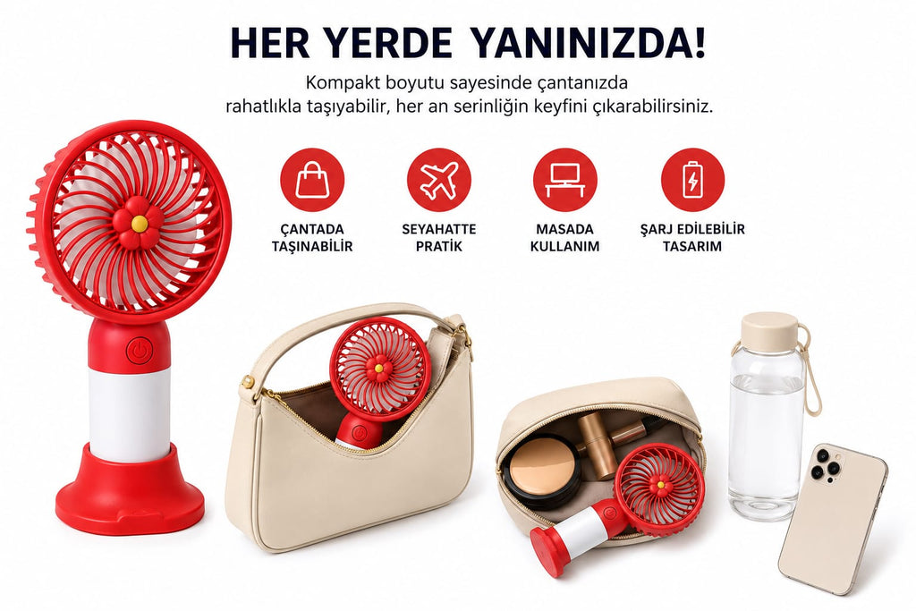 Taşınabilir Mini Fan